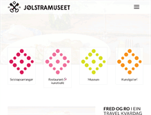 Tablet Screenshot of jolstramuseet.no
